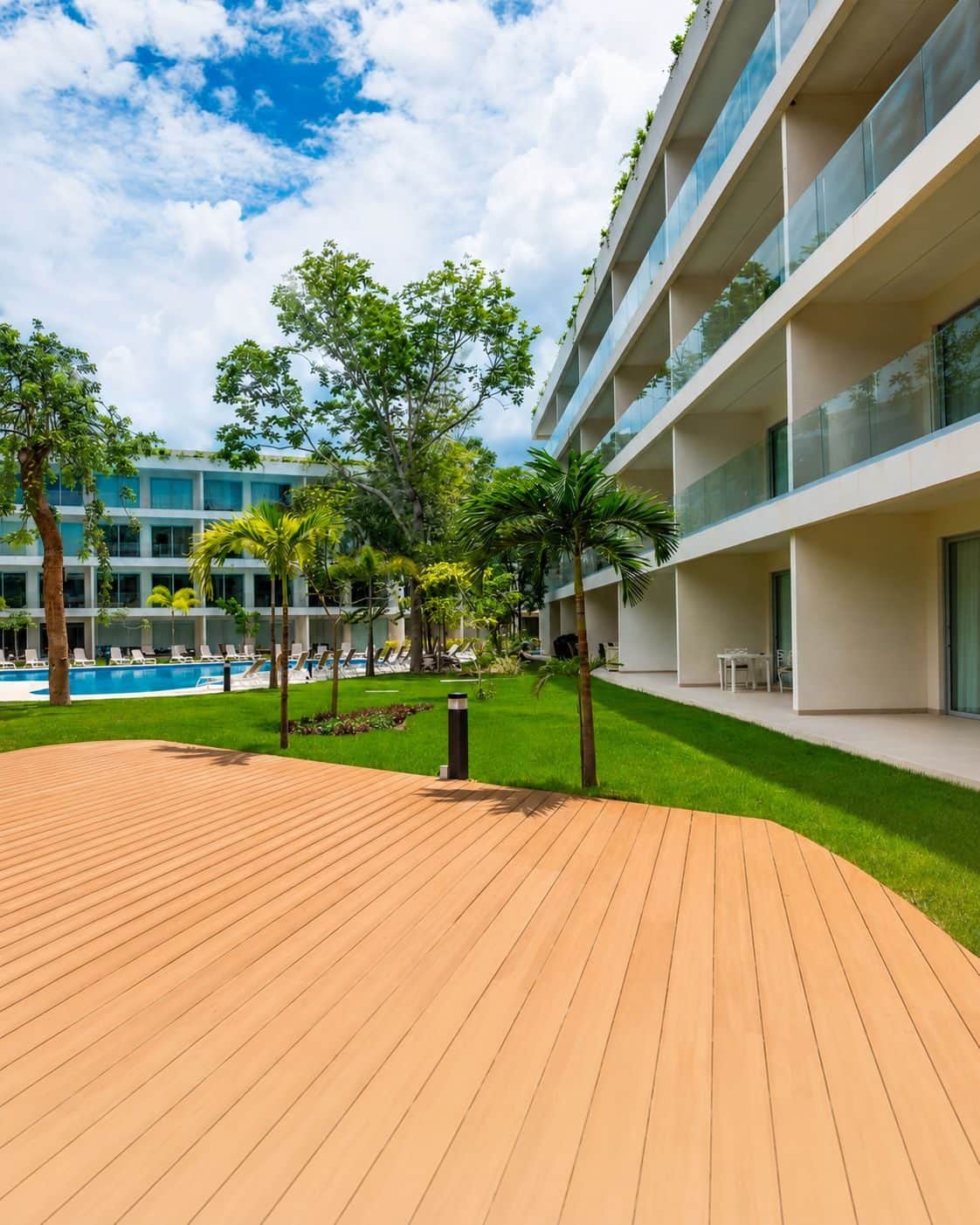 Yoga Area at The Leaf Playacar