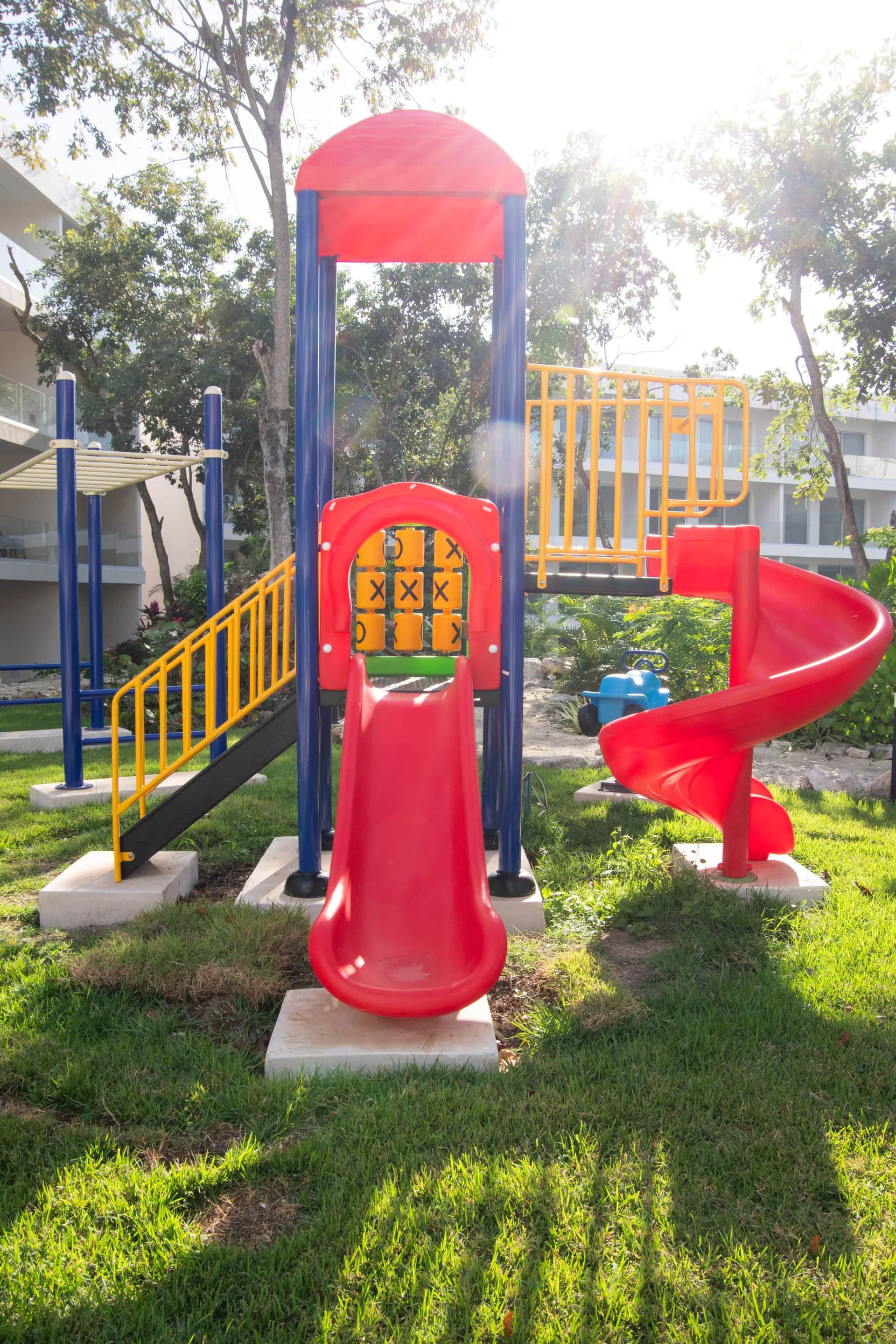 Family-friendly playground within The Leaf Playacar community